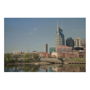 USA, Tennessee, Nashville. Cumberland River Wood Wall Art