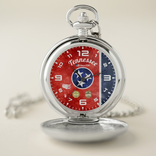 " USA: Tennessee ... Pocket Watch (Inside)