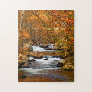 USA, Tennessee. Rushing Mountain Creek Jigsaw Puzzle