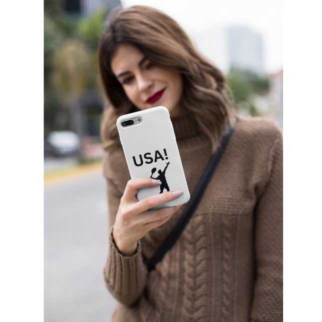 USA tennis player using dot as a ball  Case-Mate iPhone Case (Creator Uploaded)