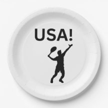 USA tennis player using dot as a ball 