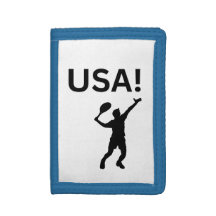 USA tennis player using dot as a ball