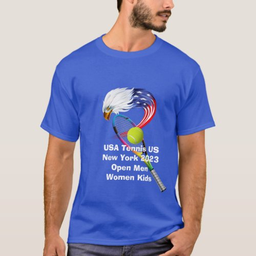 USA Tennis US New York 2023 Open Men Women Kids T_Shirt