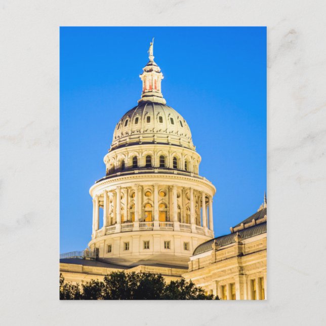 USA, Texas, Austin. Capitol Building (1888) 2 Postcard (Front)