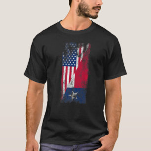 Usa Texas Flags  United States Of America Texan T-Shirt