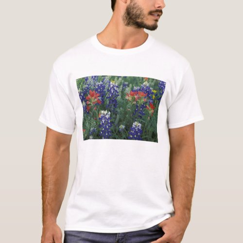 USA Texas Hill Country Bluebonnets and T_Shirt