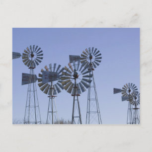 USA, TEXAS, Lubbock: American Wind Power Center Postcard