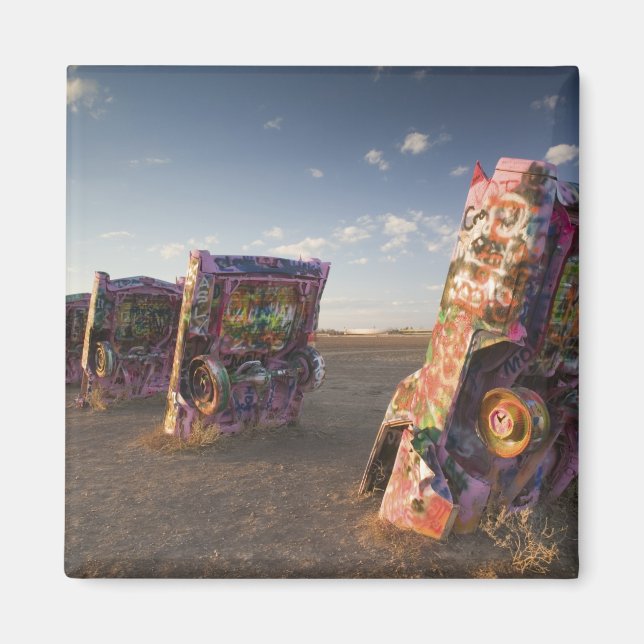 USA, TEXAS, Panhandle Area, Amarillo: Cadillac 2 Magnet (Front)