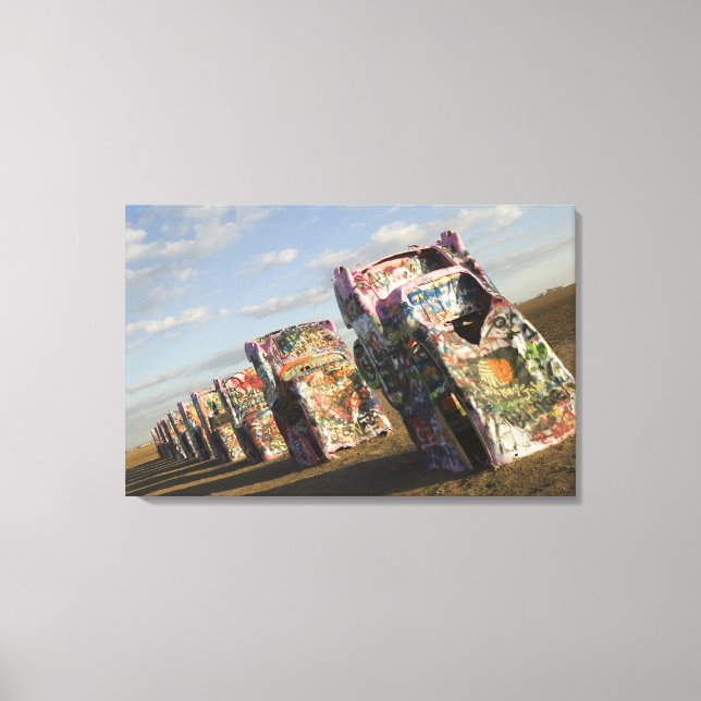 USA, TEXAS, Panhandle Area, Amarillo: Cadillac Canvas Print (Front)