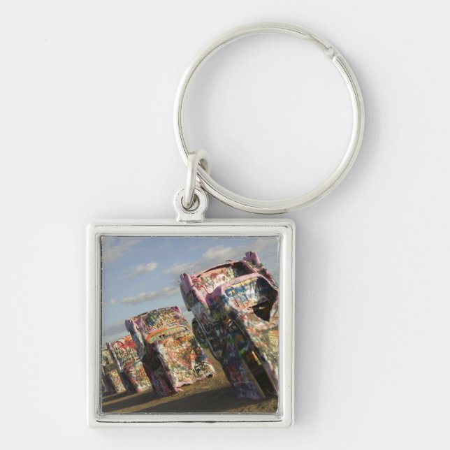 USA, TEXAS, Panhandle Area, Amarillo: Cadillac Keychain (Front)