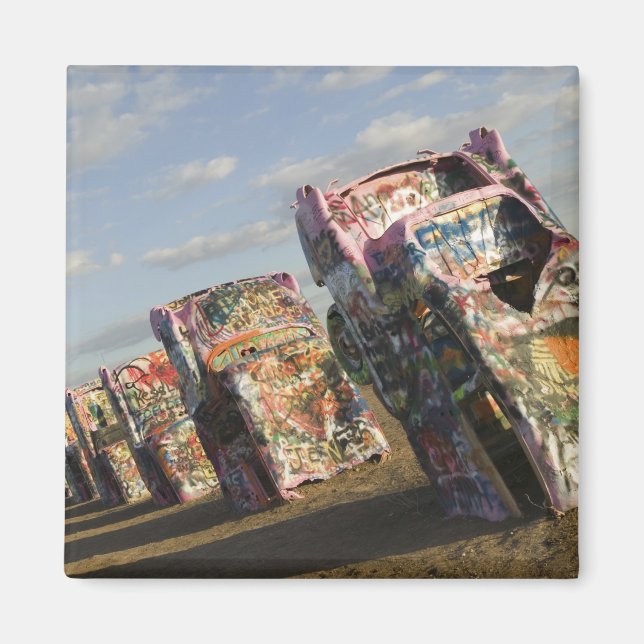 USA, TEXAS, Panhandle Area, Amarillo: Cadillac Magnet (Front)