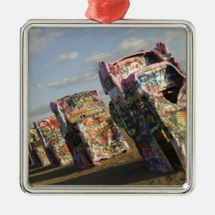 USA, TEXAS, Panhandle Area, Amarillo: Cadillac Metal Ornament