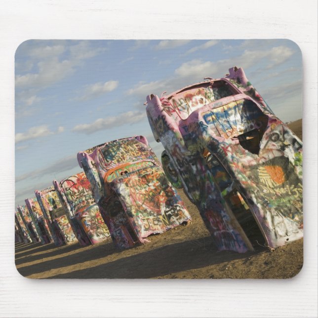 USA, TEXAS, Panhandle Area, Amarillo: Cadillac Mouse Pad (Front)