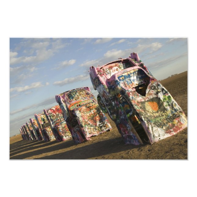 USA, TEXAS, Panhandle Area, Amarillo: Cadillac Photo Print (Front)