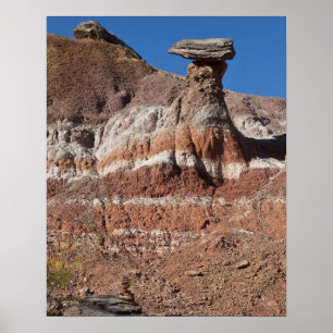 USA, Texas, Panhandle, Hoodoo Poster