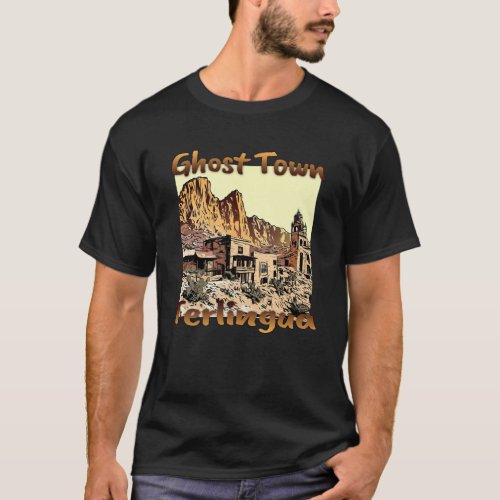 USA Texas Terlingua Ghost Town Design T_Shirt