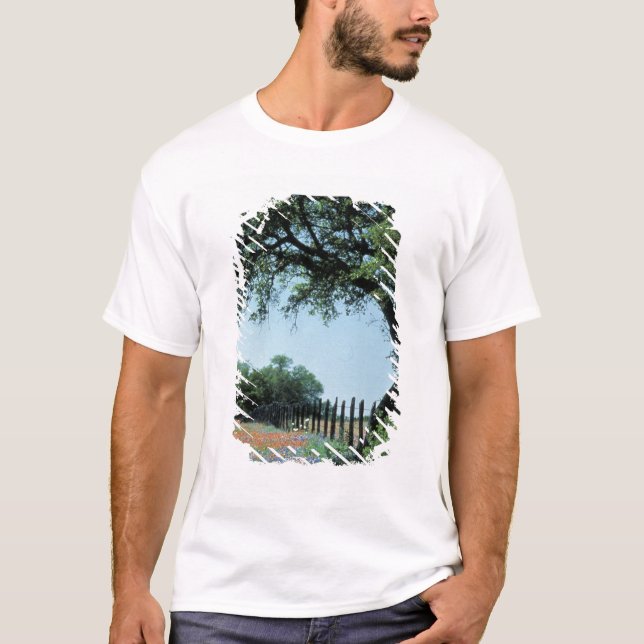 USA, Texas, Texas Hill Country Paintbrush and T-Shirt (Front)