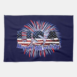 July 4th Kitchen & Hand Towels | Zazzle