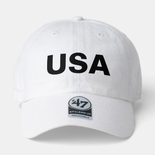 USA Text Mark Modern Graphic 47 Brand Hat