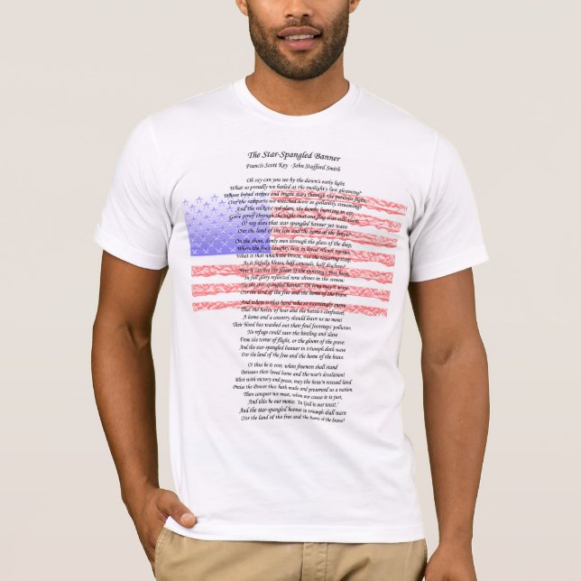 USA - The Star-Spangled Banner T-Shirt (Front)