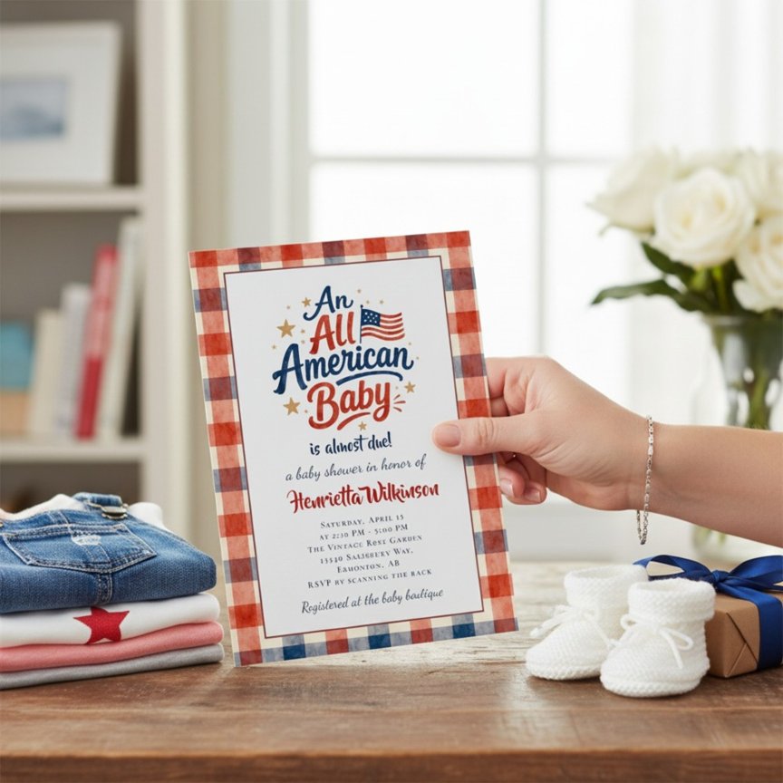 All American Baby Shower Collection   Patriotic