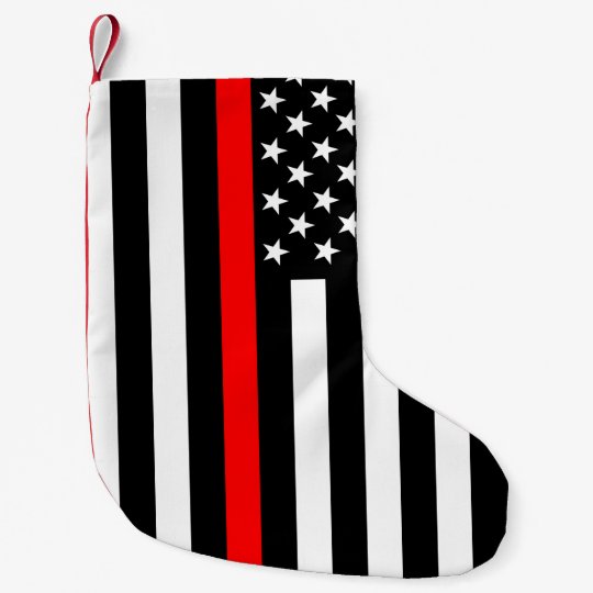usa thin red line small christmas stocking zazzle com