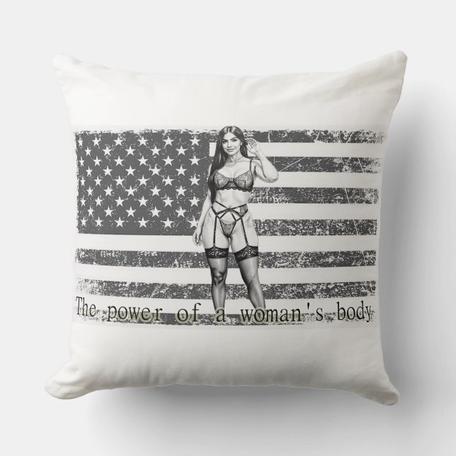 USA THROW PILLOW (Front)