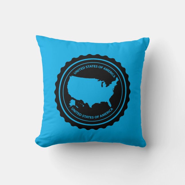 USA THROW PILLOW (Front)