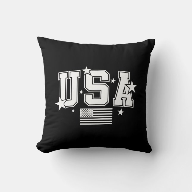 USA THROW PILLOW (Front)