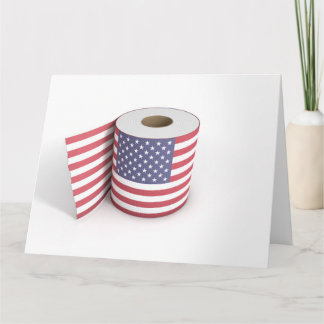 USA Toilet Paper Card