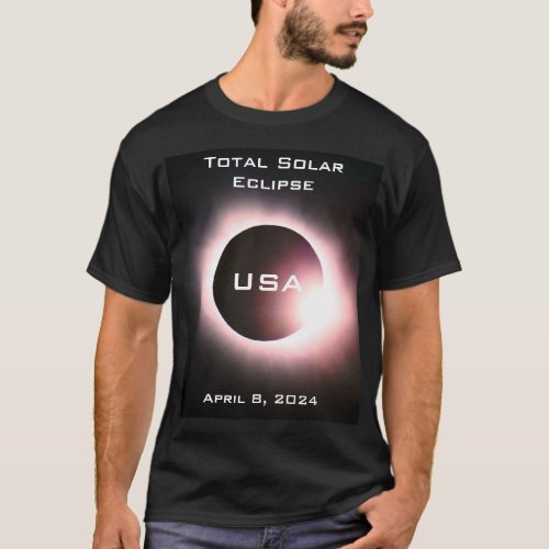 USA Total solar eclipse April 8 2024 T_Shirt