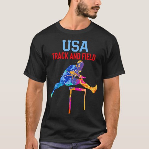 USA Track and Field 2021 Track Team T_Shirt