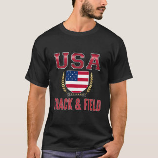 Usa Track Field T-Shirt