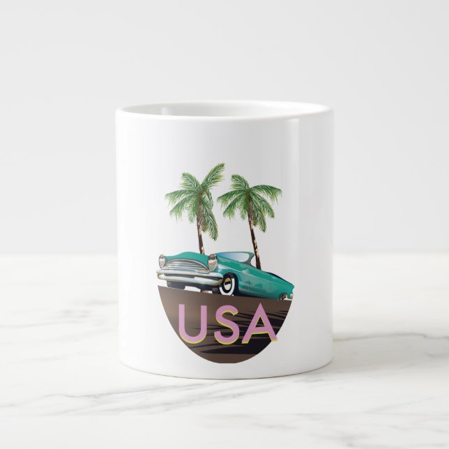 USA Tropical Giant Coffee Mug (Front)