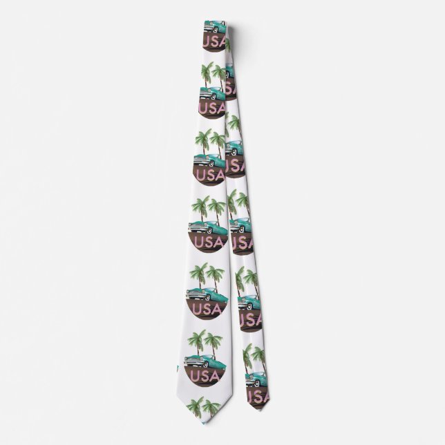 USA Tropical Neck Tie (Front)