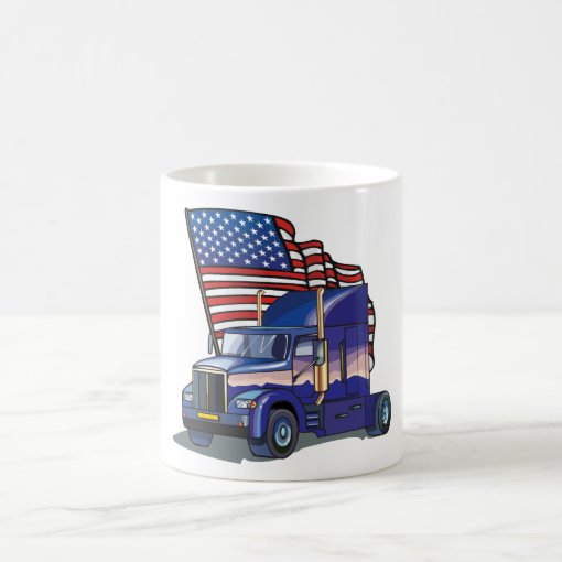 USA Truck Driver Coffee Mug Zazzle