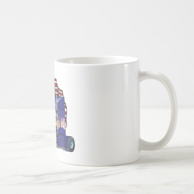 USA Truck Driver Coffee Mug (Right)