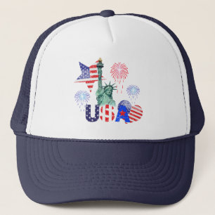 USA TRUCKER HAT