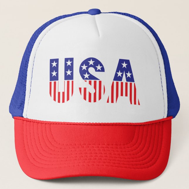 USA TRUCKER HAT (Front)