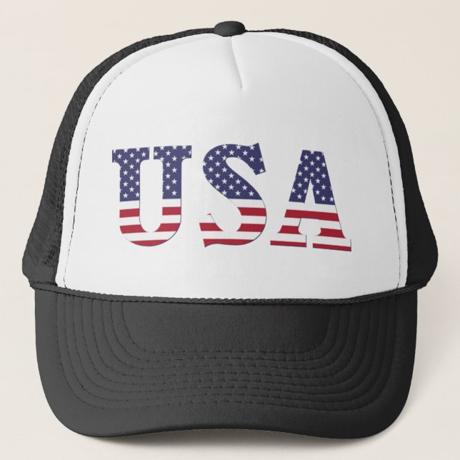 USA TRUCKER HAT (Front)