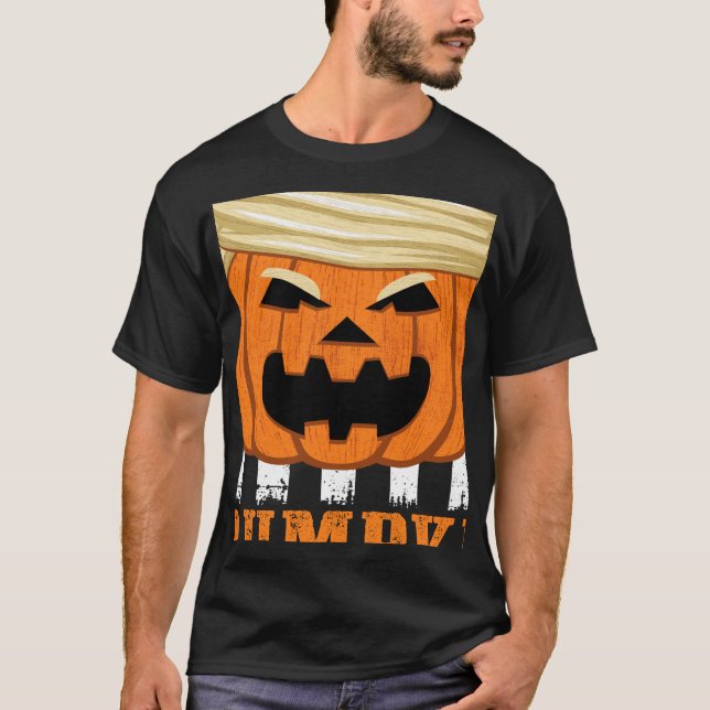 USA Trumpkin Make Halloween Great Again T Shirt (Front)