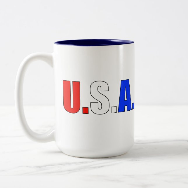 USA Two-Tone COFFEE MUG (Left)