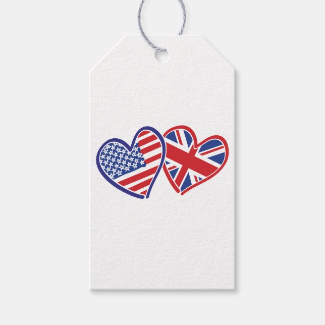 USA---UK-Love Gift Tags (Front)