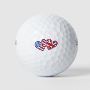 USA---UK-Love Golf Balls