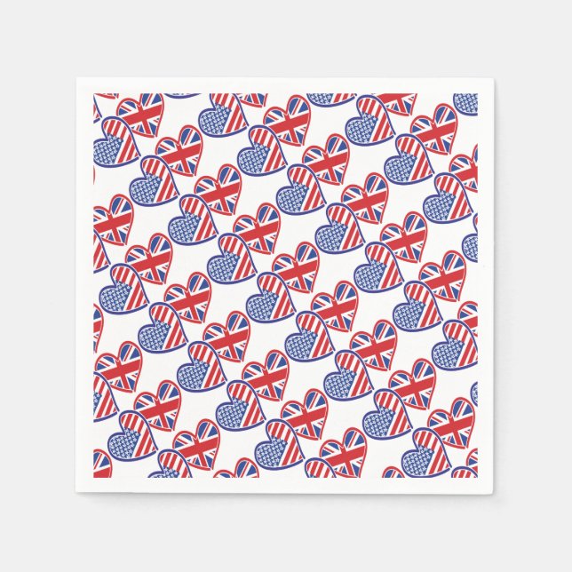 USA---UK-Love Napkins (Front)