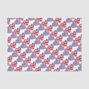 USA---UK-Love Tissue Paper