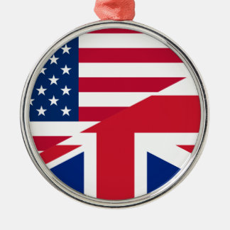 usa uk metal ornament
