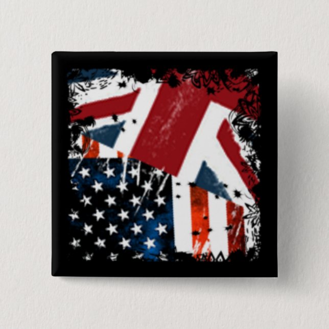 USA$UK PINBACK BUTTON (Front)
