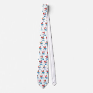 USA Uncle Sam Hat Neck Tie