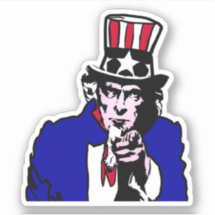 USA Uncle Sam  Sticker